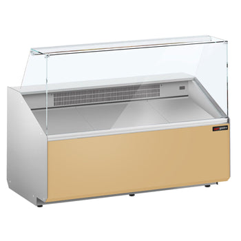 Lada chłodnicza - 1600 mm - Beżowy panel przedni - Prime Gastro