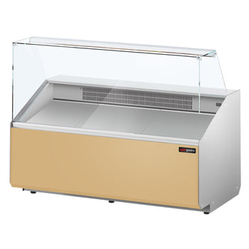 Lada chłodnicza - 1600 mm - Beżowy panel przedni - Prime Gastro