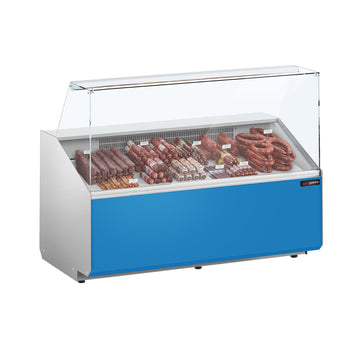 Lada chłodnicza - 1600 mm - Jasnoniebieski panel przedni - Prime Gastro