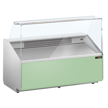 Lada chłodnicza - 1600 mm - 460 W - Standard z czarnym panelem przednim - Prime Gastro