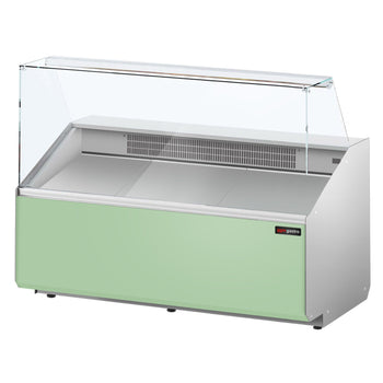 Lada chłodnicza - 1600 mm - 460 W - Standard z czarnym panelem przednim - Prime Gastro