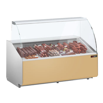 Lada chłodnicza - 1600 mm - Beżowy panel przedni - Prime Gastro