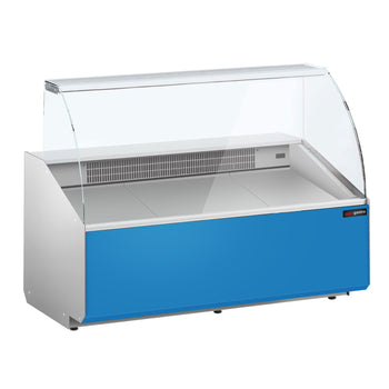 Lada chłodnicza - 1600 mm - Jasnoniebieski panel przedni - Prime Gastro