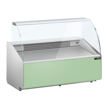 Lada chłodnicza - 1600 mm - 460 W - Standard z czarnym panelem przednim - Prime Gastro