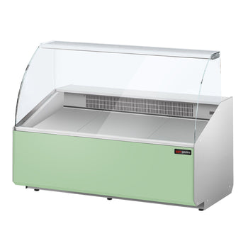 Lada chłodnicza - 1600 mm - 460 W - Standard z czarnym panelem przednim - Prime Gastro