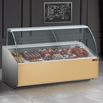 Lada chłodnicza - 2500 mm - Beżowy panel przedni - Prime Gastro