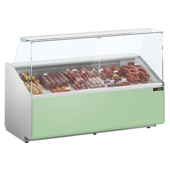 Lada chłodnicza - 1900mm - 650 Watt - Standard z czarnym panelem przednim - Prime Gastro