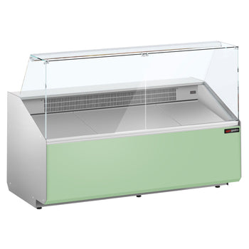 Lada chłodnicza - 1900mm - 650 Watt - Standard z czarnym panelem przednim - Prime Gastro