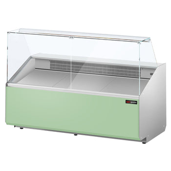 Lada chłodnicza - 1900mm - 650 Watt - Standard z czarnym panelem przednim - Prime Gastro