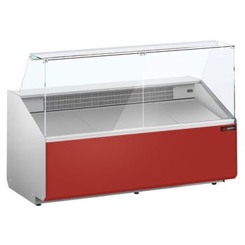 Lada chłodnicza - 1900 mm - Ciemnoczerwony panel przedni - Prime Gastro