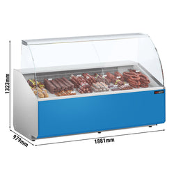 Lada chłodnicza - 1900 mm - Jasnoniebieski panel przedni