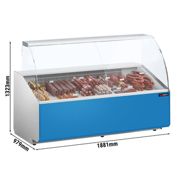 Lada chłodnicza - 1900 mm - Jasnoniebieski panel przedni - Prime Gastro