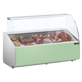 Lada chłodnicza - 1900mm - 650 Watt - Standard z czarnym panelem przednim - Prime Gastro