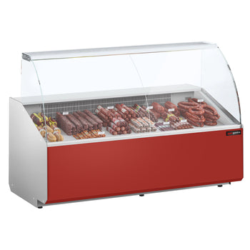 Lada chłodnicza - 1900 mm - Ciemnoczerwony panel przedni - Prime Gastro