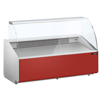 Lada chłodnicza - 1900 mm - Ciemnoczerwony panel przedni - Prime Gastro