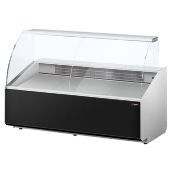 Lada chłodnicza - 1900 mm - Panel przedni w kolorze czarnym - Prime Gastro