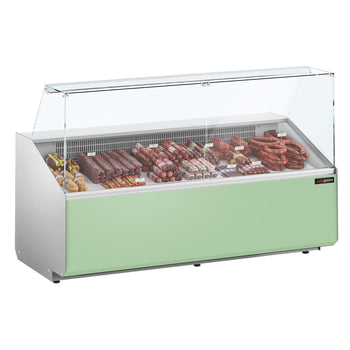 Lada chłodnicza - 2500mm - 650 Watt - Standard z czarnym panelem przednim - Prime Gastro