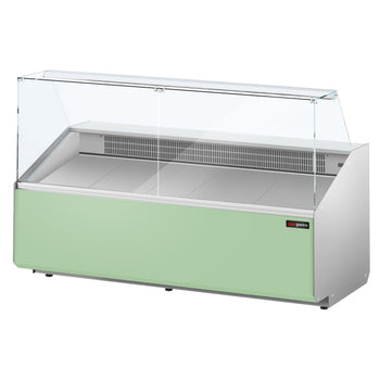 Lada chłodnicza - 2500mm - 650 Watt - Standard z czarnym panelem przednim - Prime Gastro