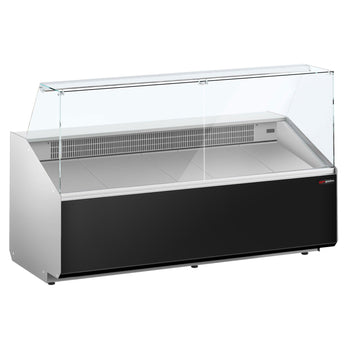 Lada chłodnicza - 2500 mm - Panel przedni w kolorze czarnym - Prime Gastro