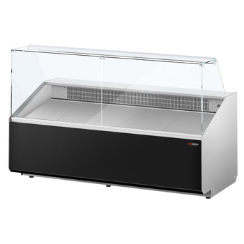 Lada chłodnicza - 2500 mm - Panel przedni w kolorze czarnym - Prime Gastro