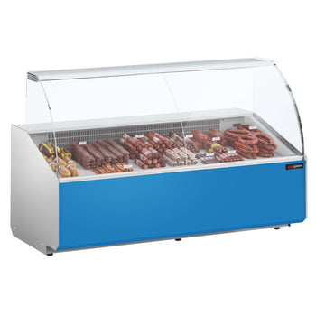 Lada chłodnicza - 2500 mm - Jasnoniebieski panel przedni - Prime Gastro