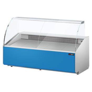 Lada chłodnicza - 2500 mm - Jasnoniebieski panel przedni - Prime Gastro