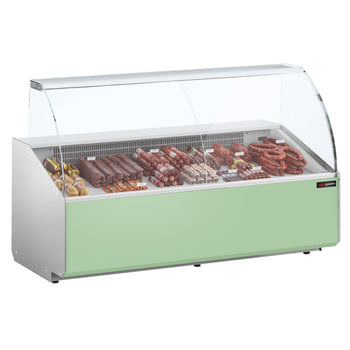 Lada chłodnicza - 2500mm - 650 Watt - Standard z czarnym panelem przednim - Prime Gastro