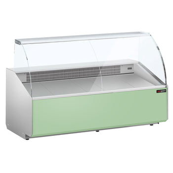 Lada chłodnicza - 2500mm - 650 Watt - Standard z czarnym panelem przednim - Prime Gastro