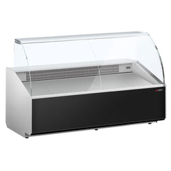 Lada chłodnicza - 2500 mm - Panel przedni w kolorze czarnym