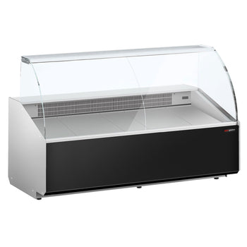 Lada chłodnicza - 2500 mm - Panel przedni w kolorze czarnym - Prime Gastro