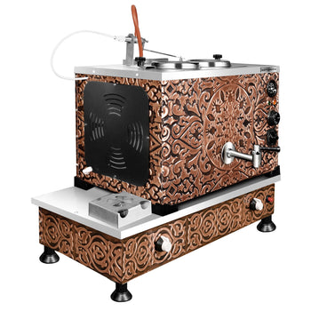 Gazowy & elektryczny miedziany czajnik do herbaty - 770 mm - 22 litry - Prime Gastro