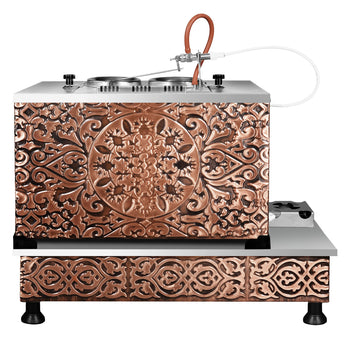 Gazowy & elektryczny miedziany czajnik do herbaty - 770 mm - 22 litry - Prime Gastro