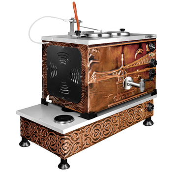 Elektryczny miedziany czajnik do herbaty - 770 mm - 22 litry - Istanbul Design - Prime Gastro