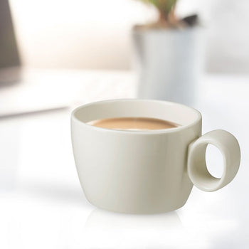 (12 szt.) LUX - Filiżanka do kawy Maastricht - 16 cl - kość słoniowa - Prime Gastro