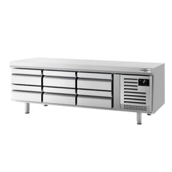 Podstawa chłodnicza Premium PLUS - 2000 mm - 310 litrów - 6 szuflad