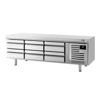 Podstawa chłodnicza Premium PLUS - 2000 mm - 310 litrów - 6 szuflad - Prime Gastro