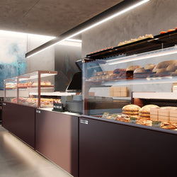 Witryna cukiernicza - 1370mm - 2 półki