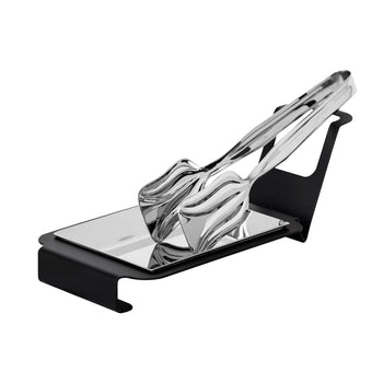 (3 sztuki) Podstawka pod łyżkę - kwadratowa - czarna - Prime Gastro