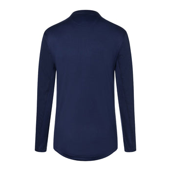 (6 sztuk) KARLOWSKY | Męska koszulka gastronomiczna robocza z długim rękawem Performance - Granatowa - Rozmiar: 3XL - Prime Gastro