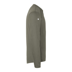 (6 sztuk) KARLOWSKY | Męska koszulka gastronomiczna robocza z długim rękawem Performance - Szałwiowa - Rozmiar: 2XL