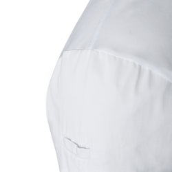 (6 sztuk) KARLOWSKY | Męska koszulka gastronomiczna robocza z długim rękawem Performance - Biała - Rozmiar: L