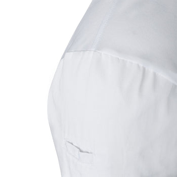 (6 sztuk) KARLOWSKY | Męska koszulka gastronomiczna robocza z długim rękawem Performance - Biała - Rozmiar: S - Prime Gastro