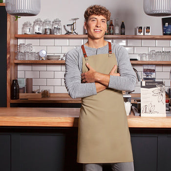 Karlowsky - Fartuch na szelkach Green Generation - Szary żwirowy - Prime Gastro