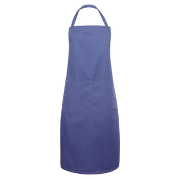 KARLOWSKY | Fartuch na szelkach Styl dżinsowy - Niebieski w stylu Vintage - Prime Gastro