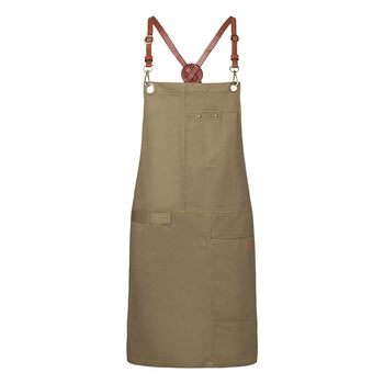 KARLOWSKY | Fartuch na szelkach Urban X-Style - Khaki - Prime Gastro