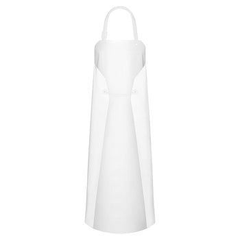 (6 sztuk) KARLOWSKY | Wodoodporny Fartuch na szelkach PU - biały - Prime Gastro