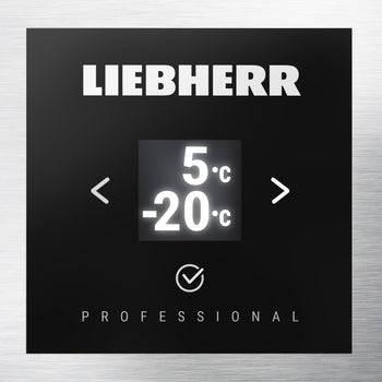 LIEBHERR | Chłodziarko-zamrażarka ze stali szlachetnej PERFECTION – 232 litry – z 1 szklaną i 1 pełną drzwiami - Prime Gastro
