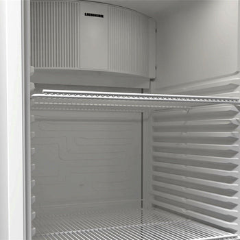 LIEBHERR | Chłodziarka PERFORMANCE - 432 litry - Plastikowe wnętrze - z 1 szklanymi drzwiami - Biała - Prime Gastro