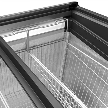 LIEBHERR | Zamrażarka skrzyniowa - 280 litrów - z przesuwaną szklaną pokrywą - Biała - Prime Gastro