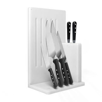 Stojak do przechowywania noży - biały - Prime Gastro